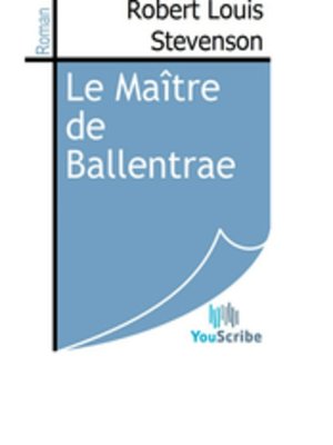 cover image of Le Maître de Ballentrae